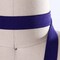 3 Yards Dark Purple Fold Over Elastic 5/8" Shiny Trim for Hairbands & Sewing